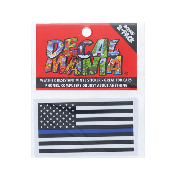 Decal- Blue Lives Matter Flag 1 2PK 3in