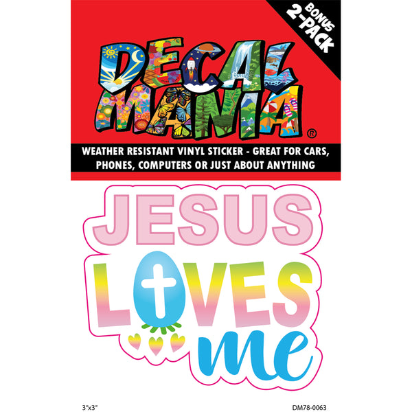 DecalMania - Jesus Loves Me 2PK 3 .in  D