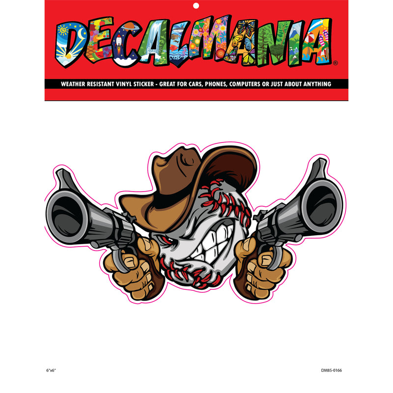 DecalMania - Skull Cowboy 2 1PK 6in