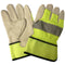 Hi-Vis Grain Leather Palm Glove L