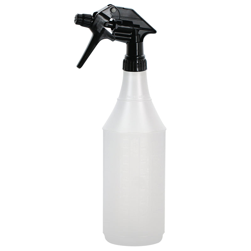 32 OZ PLAIN ALL BLACK SPRAY BOTTLE