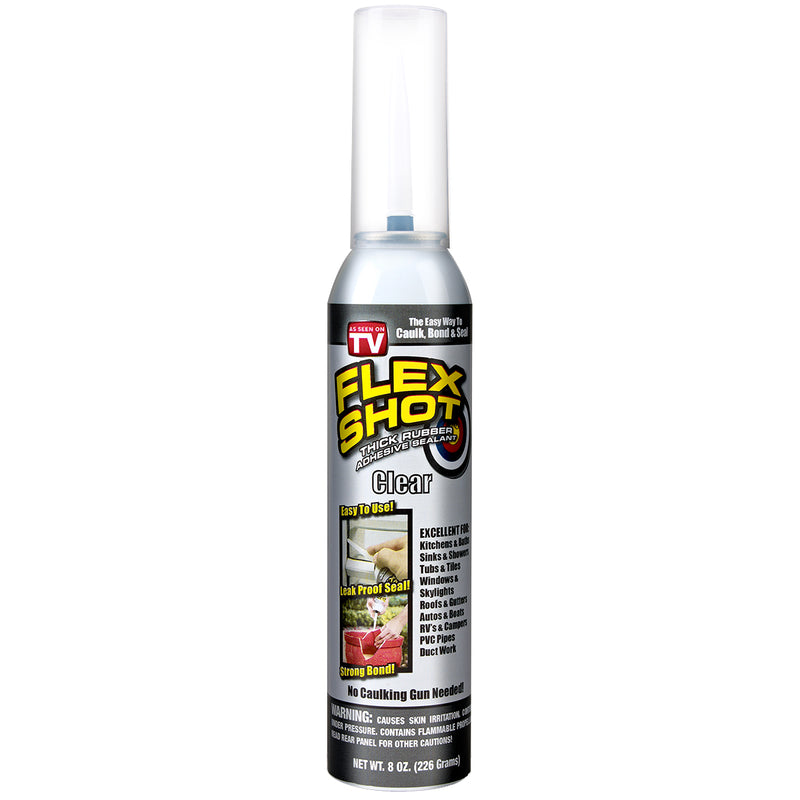 Thick Rubber Adhesive Sealant 8oz Clear