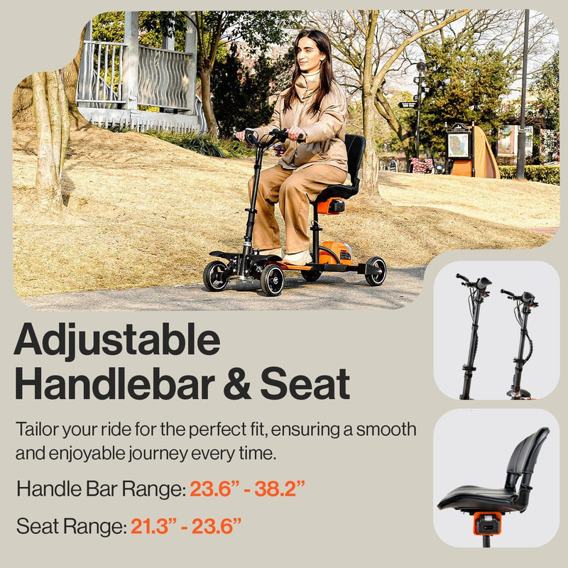 Superhandy 4 Wheels Folding Mobility Scooter