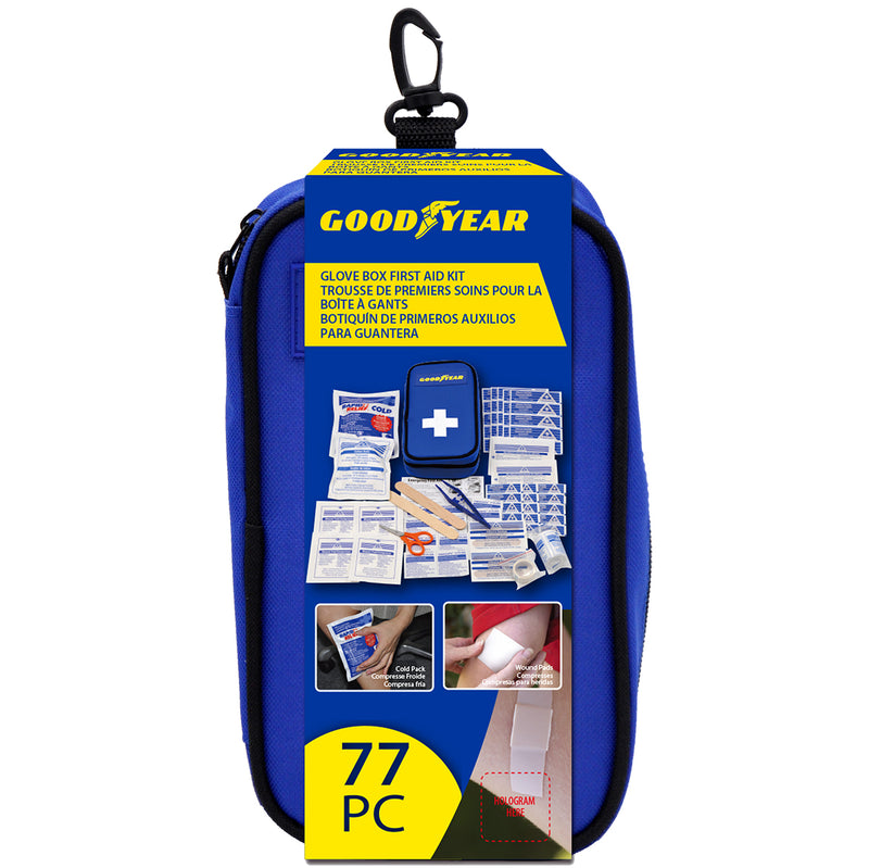 Goodyear Glovebox 77PC First Aid Kit