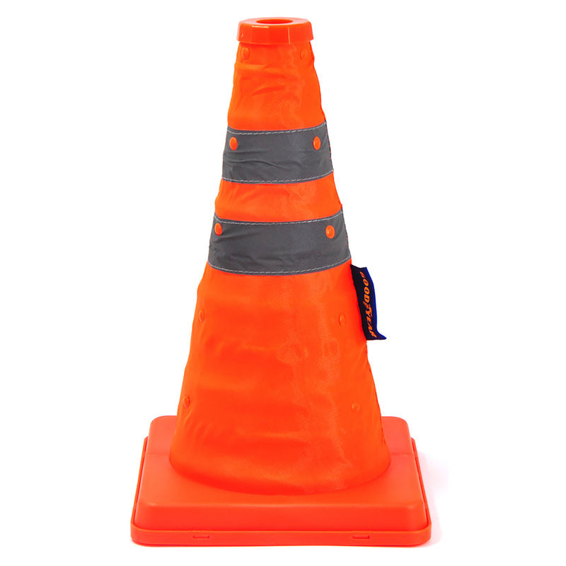 Goodyear 12-Inch Collapsible Pop Up Safety Cone GY3016 Traffic Pylon Multi Purpose Reflective Safety Cone Orange Cone for Parking