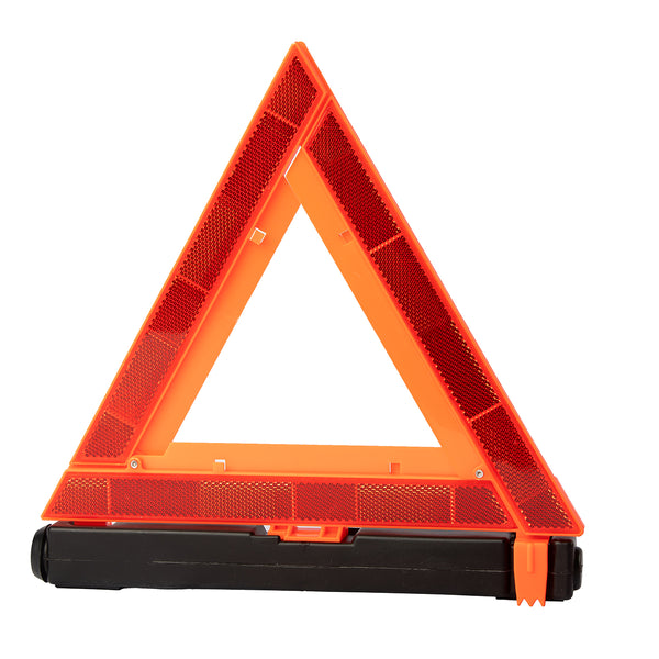Goodyear Collapsible Safety Triangle GY3021 Reflective Portable Roadside Car Warning with Weighted Base - Orange