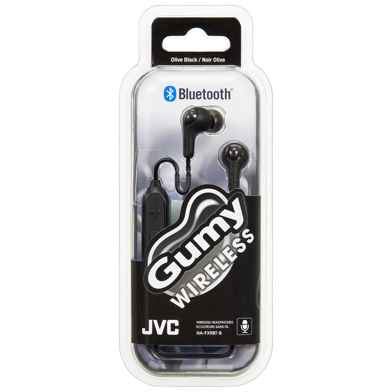 WIRELESS GUMY HEADPHONE WITH MIC BLACK