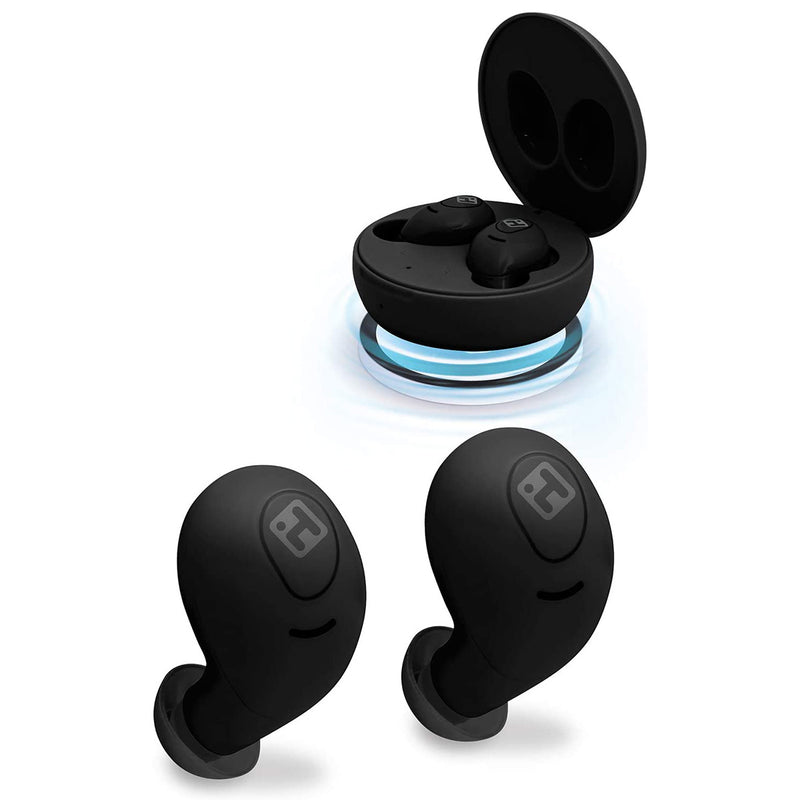 True Wireless Touch Earbuds Black