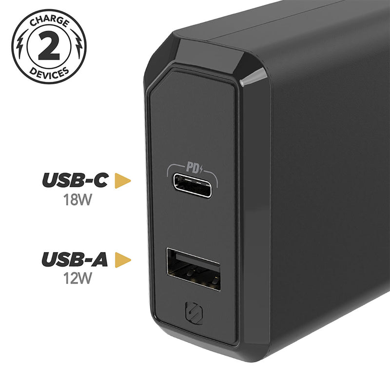 USB-C - USB-A FAST WALL CHARGER