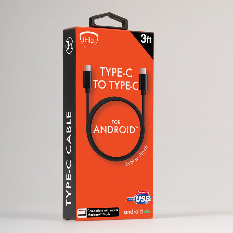 3 FT  TYPE C TO TYPE C CABLE