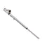 TruckSpec Tire Gauge 6 Inch Straight-on Dual Foot JL-5007N - Dual Head Truck Tire Gauge Tire Pressure Range 10 PSI to 120 PSI - Silver