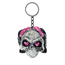 Girl Skull Keychain