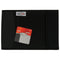 LOGBOOK COVER  2 POCKET W/SLIDER  BLACK