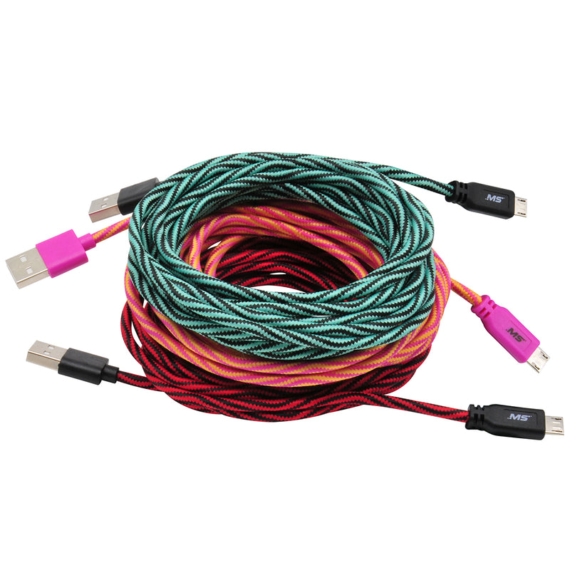 MS 10FT MICRO COLOR CABLE