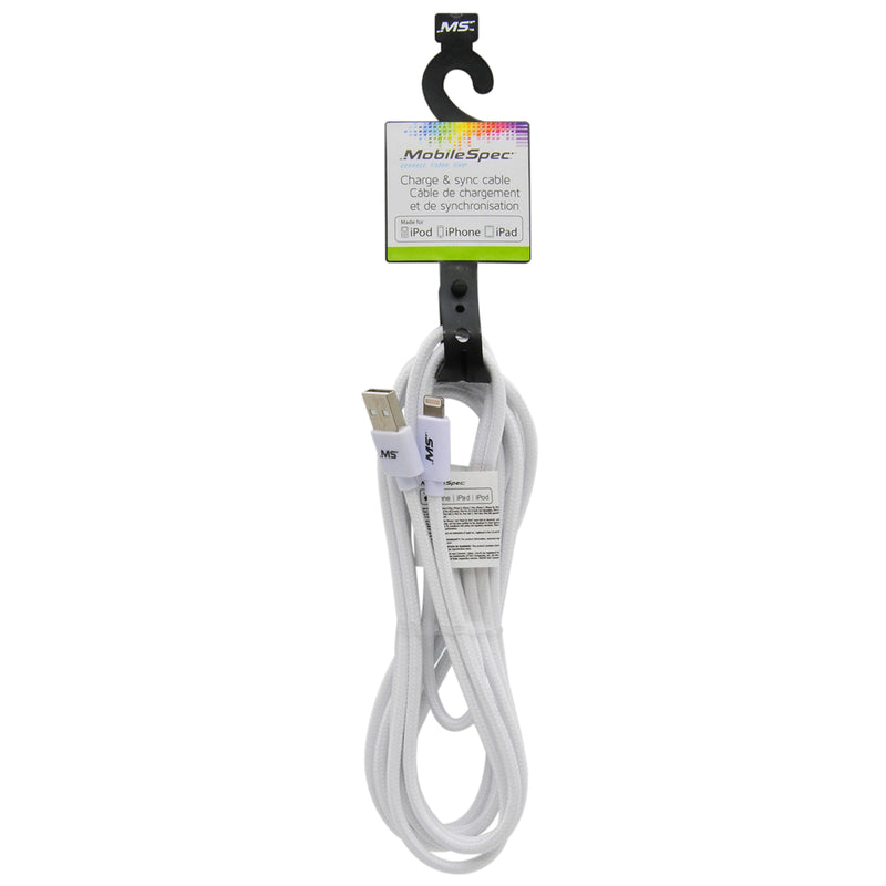 10 Ft Lightning(R) Charge and Sync Cable