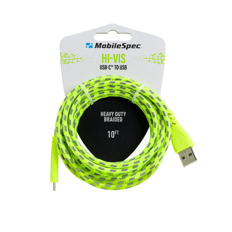 MS 10 HI VIS USB-C TO A CABLE GR