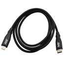 MobileSpec Lightning to USB 4-Foot Cable MB06900 Charging and Sync USB to Lightning Compatible Power Cord Black