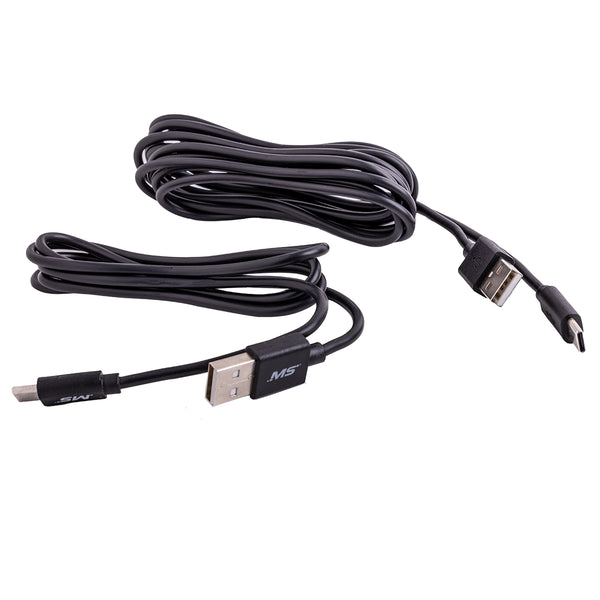 4ft & 8ft USB-C(TM) to USB Cable  Black