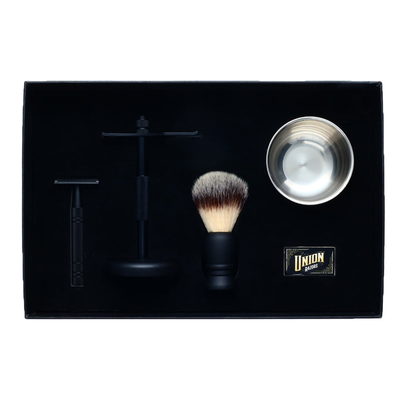 Mens Shaving Kit 5-Piece Gift Set With Razor Essentials and Replacement Blades MBGS1