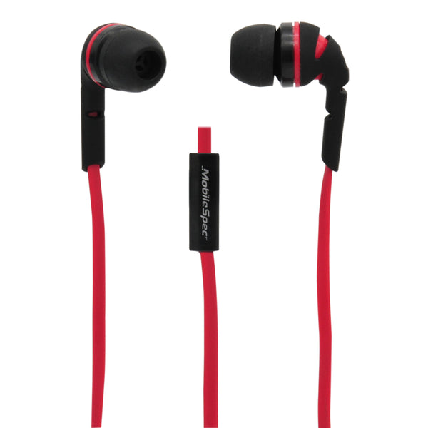 Stereo Buds with Inline Mic  Red