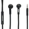 Stereo Buds with In-Line Mic  Black