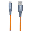MobileSpec HiVis 4ft Lightning to USB-A Cable MBSHV0423  - Orange Charging Cord for Most Apple Devices Fast Charging - 4 Feet