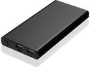 MobileSpec 10000 mAh Power Bank MBSPD10KBLK - Portable Charger for Gaming and Phone Pocket-Size USB-C(R) Compatible Quick Charge - Black