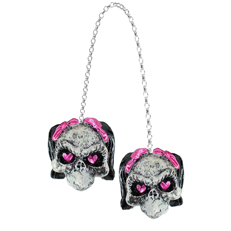 Girl Skull Dangler