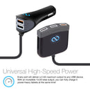 Roadstar 5 USB Car Charger Hub Blk QC