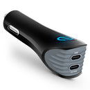 Turbo 30W USB-C PD  USB-C Car Chg Blk