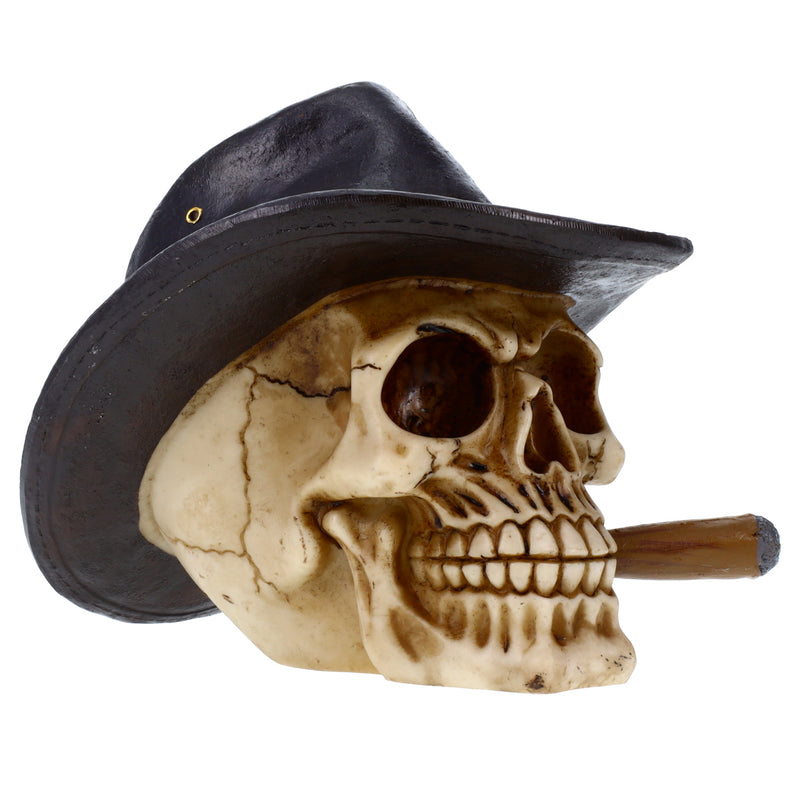 Cowboy with Cigar Skull