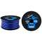 1-0 AWG 25' POWER CABLE - BLUE CCA
