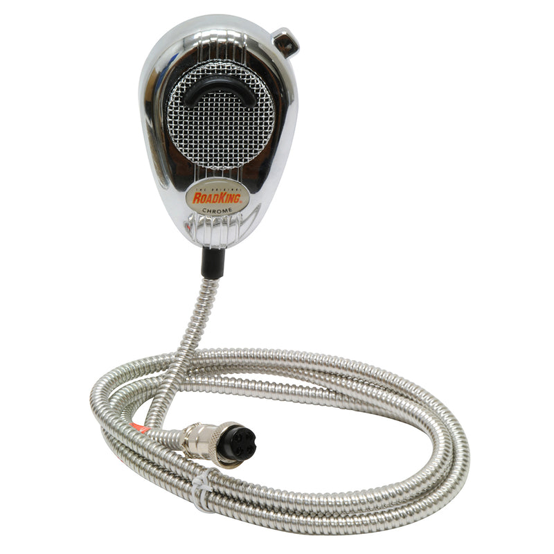 4-Pin Noise-Cancelling CB Mic  Chrome