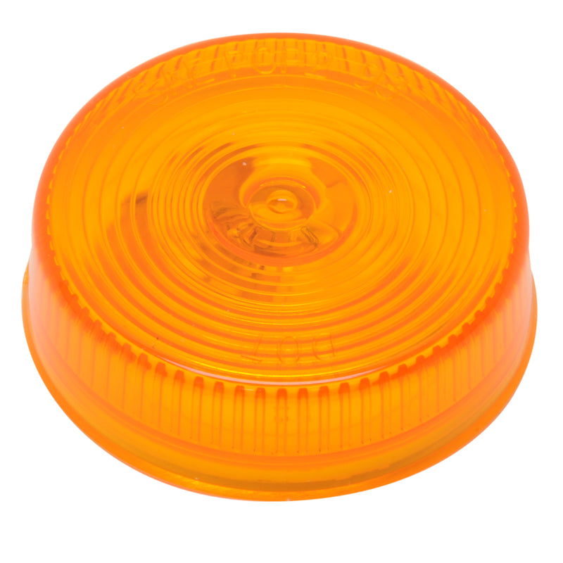 RoadPro 2.5-Inch Round Sealed Marker Light RP-1010A Wired 2-Pin Connect Trailer Clearance Light SAE P2 - Amber