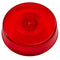 RoadPro 2.5-Inch Round Sealed Marker Light RP-1010R Wired 2-Pin Connect Trailer Clearance Light SAE P2 - Red