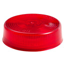 RoadPro 2.5-Inch Round Sealed Marker Light RP-1010R Wired 2-Pin Connect Trailer Clearance Light SAE P2 - Red