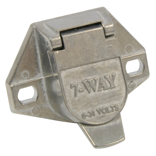 ELEC.SOCKET 7POLE CONN SPRG LOAD COVER