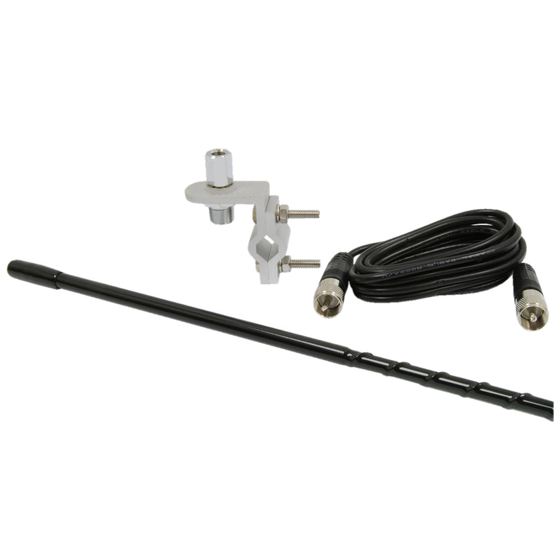 4ft CB Antenna Kit w. 9ft Cable-Black