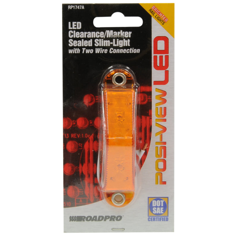 Slim Cleareance Marker Light Amber