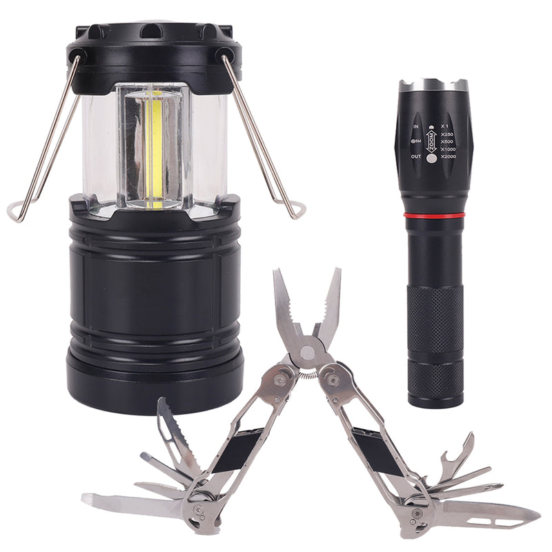 4 Piece Survival Set with Pliers