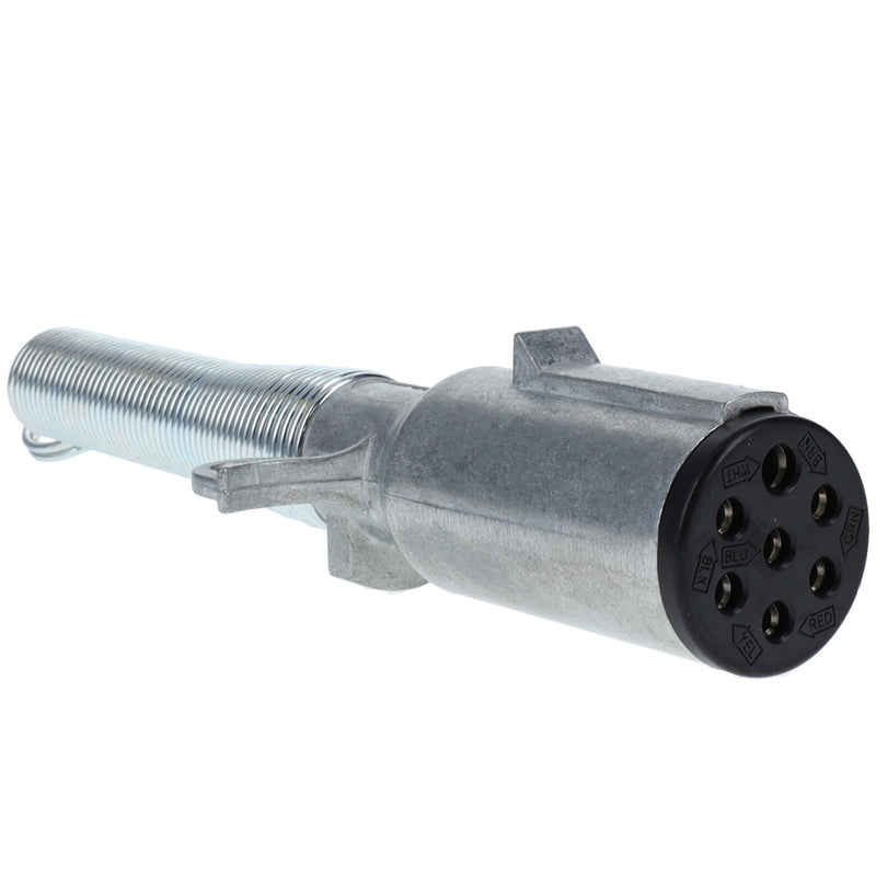 RoadPro RP2345FSAE 7-Way Electrical Trailer Plug With Cable Guard 7-Pin Trailer Wiring Connector