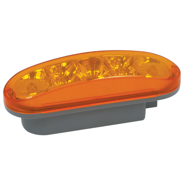 Oval Diamond Lens Stop Turn Tail Amber