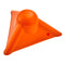 Cargo Control Tarp Protector RPCP Rounded Plastic Corner Triangular Protector for Tarps Flatbed Trailer  - Orange