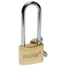 PADLOCK 1.5 .in  BRASS DOUBLE 2.5 .in SH