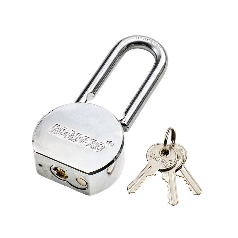 Steel 2.5 .in  Padlock Brass Cylinder 3