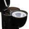 12V Coffee Maker with Glass Carafe Reusable Filter 20oz Capacity Black RPSC785