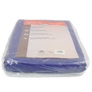 Heavy-Duty Canvas Tarp Multi-Use Cargo Cover 4-Mil 10 Feet X 12 Feet Rain Tarp Blue RPTP-1012