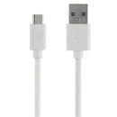 Rove RV06102 4ft Micro to USB Cable Charging Cord and Sync Cable for Android Devices - White