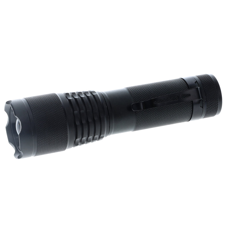 Scipio Tactical Flashlight S3201B 5-inch Aluminum 300 Lumens Camping EDC Torch - Black