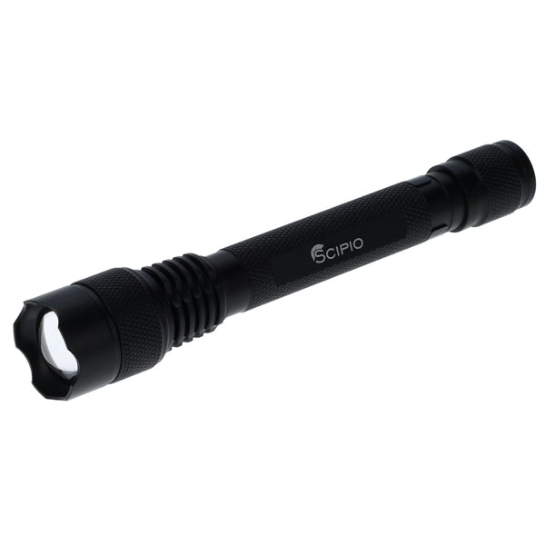 Scipio Tactical Flashlight S3201C 5.3-inch Aluminum 120 Lumens Camping EDC Torch - Black